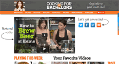 Desktop Screenshot of cookingforbachelors.tv